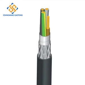 2XSLCY Flexible Shielded Data Cable 300/500V For Continuous Motion In Drag Chains And Robotics IEC 60332-1