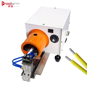 Modern MD-19 Semi-Automatic 30W Multi-Core Copper Wire Twisting and Stripping Machine for Silicone and Power/Electronic Cords