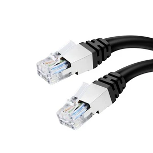 RJ12 Shielded Indoor 6C Pure Copper Six-core Communication Network Extension Cable with Crystal Head Connection