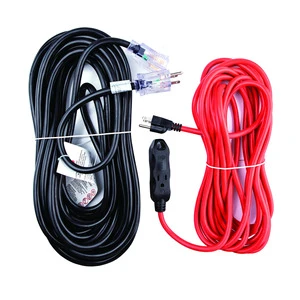 Extension Wire Cord - NEMA 5-15 14AWG SJT 50ft 125V 15A Abrasion-Resistant