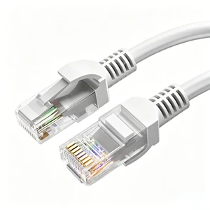 Made in China 1m 3m 5m RJ45 Cat6 Cat6A UTP Patch Cord LAN Ethernet Computer Extension Network Communication Cables