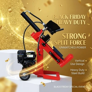 Hot Sale 3-Work Position 7HP Petrol Log Splitter 10t Log Splitter Gasoline Quick for Forestry Log Splitter Automatic Vertical