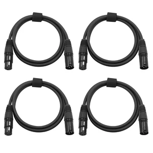 High Quality Customizable Dmx Cable Mic Xlr Cable 3pin 3 Pin Xlr Male to Xlr Female Audio Microphone Speaker Cables