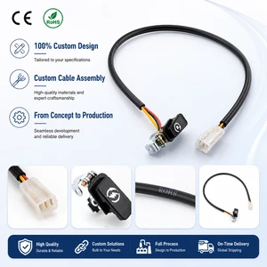 Plug-and-Play Copper Reverse Camera and Parking Sensor Wiring Harness Kit for Computer & Motorcycle ADAS Installation