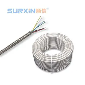 Submersible 4 Core 24AWG Shielded Wire High Flexibility Sensor Connection Cable for Hydrological Monitoring and Leak Detection