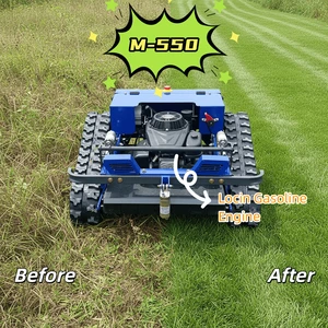 New Arrival Best Selling Easy Operation Land Reclamation Remote Control Tracked Lawn Mower for Farm Hillside Park Sports Field