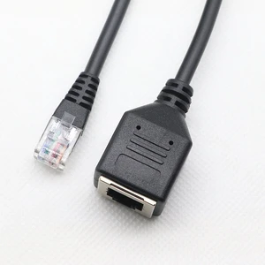 RJ12 Cable 6P6C Telephone Extension Cord Female to Male LAN Network Ethernet Extension Cable