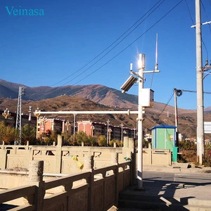 Veinasa Radar Water-Level Rainfall Mountain-Flood Monitoring System EEAWS002 Solar-Powered 4G Wireless Transmission Cloud
