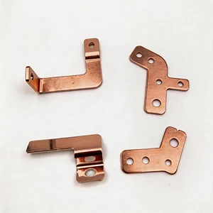 Customized Industrial Red Copper Bus Bar High Conductivity Solid T2 Copper Busbar for Electrical Engineering Power Connection