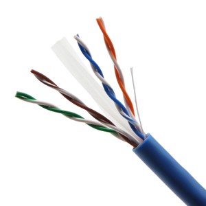 CAT6 Cable 305m Box 24AWG Solid Copper CMP Rated Plenum UTP Indoor Network Cable