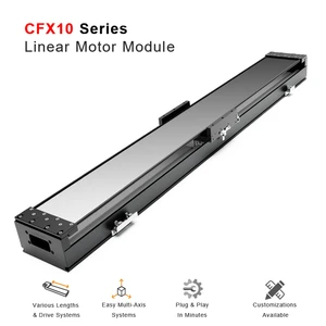CFX Series Linear Motor Stage ±1um Repeatability High Velocity 3m/s Magnetic Drive Linear Module For High Speed Pick And Place