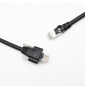 Highly Flexible CCD Industrial Camera Network Drag Chain 90 Degree Right Angle Elbow L-Type Six Shielded Communication Cables