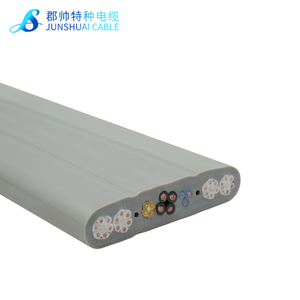 Customizable Elevator Traveling Cable TVVB TVVBP TVVBG 0.5mm 0.75mm 12 24 36 Core Elevator Flat Cable Cable PVC Insulation
