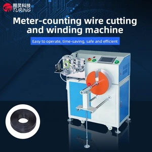 TR-139 Automatic Meter Counting Wire Cable Cutting Winding Machine Wire Bundling Machine Cable Wire Coiling and Tying Machine