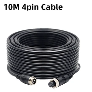 Factory 4 PIN 10M Industrial Aviation Extension Cable Male Female Connector Copper PVC Medium Voltage 12-24V Truck Bus Trailer