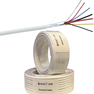 Exact Cables 4x0.22mm2 Shielded Stranded TCCAM Conductor PVC Jacket Industrial Alarm Control Cable