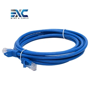 Exc Cable Factory Rj45 Network Ethernet Cable 1m Cat 5e 100m 0.3m Rj45 Conector Lan Cat 6 Cca Cat 6 Patch Cables Patch Cord 3m