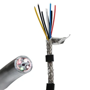 Professional 5 Conductors AWG24 PE Jacket Vented Cable With Liquid Level Transmitters