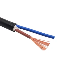 Electric Cable Multi-cores 26/24/22/20/18AWG Control Signal Wire Power Cable Copper Insulated Sheathed PVC Black Round Bare