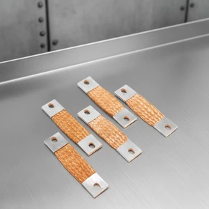 BRI OEM Braided Copper Busbar Battery Flexible Busbar Copper Conductor for Industrial & Electric Power Transmission