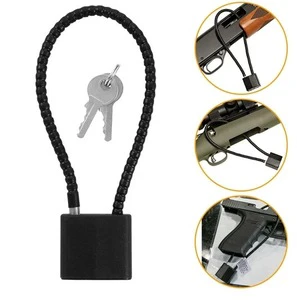 5.2mmx20.3cm New Technology Smart Steel Cable Gun Trigger Lock