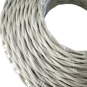 Fire Resistant Polyvinyl Chloride Stranded Flexible 2 * 1.5mm ² Wire And Cable