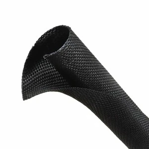 GSKJ Woven Self Closed Industrial Robot Cable Sleeve Wrap Sleeving for Wire Harness Protection