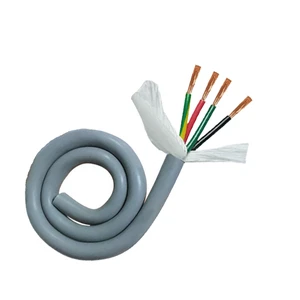 Shielded Flexible Servomotor Power Drag Chain Cable Wear Resistant Multi Core Towline Trailing Cable for CNC Machine
