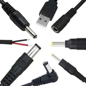 High Quality CE Certified Male to Female 5.5x2.1mm Barrel Jack DC Power Extension Cable for CCTV Camera