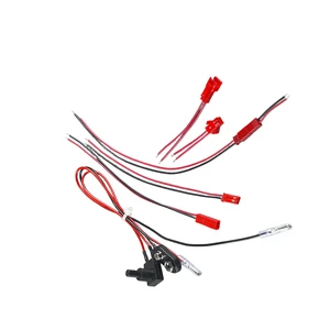 Battery Wire Harness Custom Power Cable Assembly Battery Clips for Automobile Home Appliance Machines Pure Copper Conductor PVC