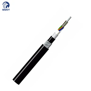 SWOT Factory Supply High Quality 2-72 Core GYTA33 Fiber Optica Cable With Armored Sheath