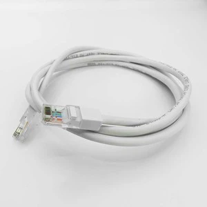 RJ45 Ethernet LAN Patch Cable Cat5e/Cat6/Cat6a/Cat7 Gold-plated Connectors Customizable Lengths (0.5m-5m)
