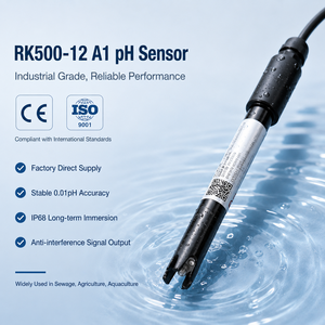 Submersible pH Sensor 0-14pH Direct Cable IP68 for River Water Quality Monitoring Station Environmental Protection