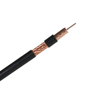RG59 CCTV Camera Cable Low Attenuation Coaxial Cable with Foamed PE Insulation Shield for Video Security Monitoring System