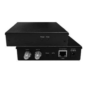 New Product Home COAX Network True 2.5 Gbps Throughput MOCA2.5G MOCA 2.5 Ethernet Extender Over To Coax Cable Adapter