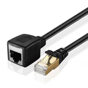 CAT6A FTP Male to Female Extension Cable 23AWG RJ45 Shielded MF Patch Cord 10Gbps 500MHz Snagless Boot 1M/2M/3M/5M/10M