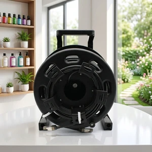 FTP Cat6a Retractable Patch Cord Shielded Data Ethernet Cable Reel 30M 50M 70M 80M 100M