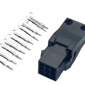Suitable for Delta Servo Encoder Motor Plug ASDBCNE0000 ASDBCNE0100 Connector 9-hole Female Head and Male Terminal and Tail Clip