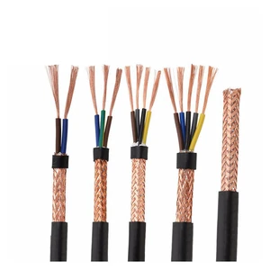 Multi-Core PVC Sheath Copper KVVP KVVRP Shielded Electric Wire Factory Price Control Cable Communication Cables Pure Copper