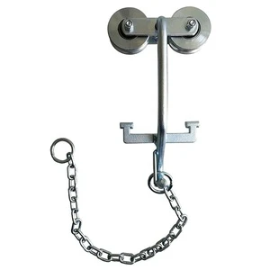 China Factory Cableway Trolley Banana Cable System Hanging Roller With Chains