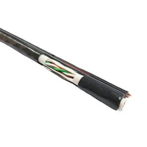 ZhongTong Network Ethernet Cable Stable Fast Outdoor 305m UTP Cat6A 23AWG Solid Copper Conductor ISO9001 Certified Power