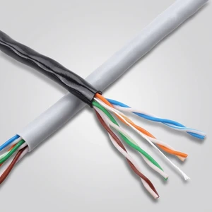 CAT5 Twisted Pair Network Cable With PVC Jacket 305m/1000ft Length Stranded Bare Copper Conductor Aluminum Foil Shield