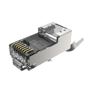 8P8C CAT8 10G RJ45 Network Connector Shielded Male Ethernet RJ45 Modular Plug