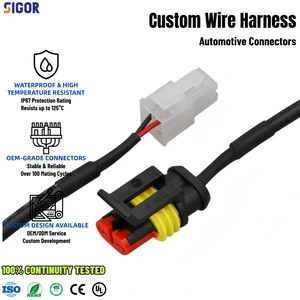 OEM ODM Custom Copper Core Automotive Wiring Harness PVC Jacket Complete Vehicle Electrical Cable Assembly IATF16949 New Car