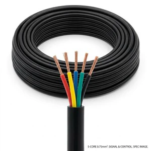 Factory Direct RVV Flexible Copper Multi-core 2-10 Core 0.5-10mm PVC Sheathed Power Control Cable for Home & Industrial Use