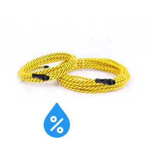 6mm Plastic Water Leak Detector Leakage Sensor TCP 2 Cores Leak Sense Cable Liquid Level Detection Tuya Smart App Sound Alarm