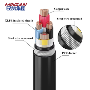 Steel Wire Armored Power Transfer Cable Flame Retardant Resistant Low Voltage Armoured Xple Insulated Electrical Wire