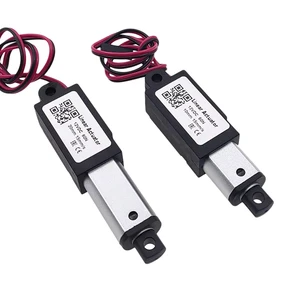 12V Micro Linear Actuador Motor Actuador Lineal 10/15/20mm Stroke for Remote Control Robotics Home Automation 30/60/100/150N
