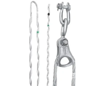 High Quality Pre-twisted Dead End Clamp for Optical Cable Tension Armour Clamp Pretwisted Tensioning Clamp