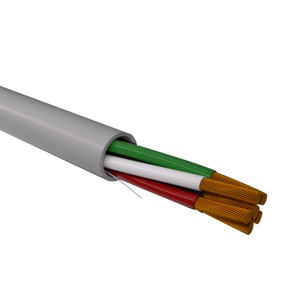OFC Oxygen Free Copper 12AWG Audio Video Speaker Cable 4 Core Bulk Transparent PVC Pure Copper Strand Custom Communication Cable